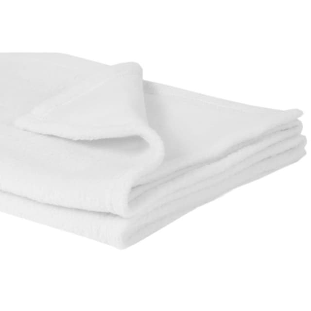 Paturica fleece 75 x 100 cm alb