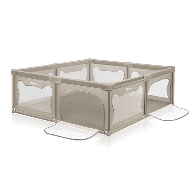Tarc de joaca copii Lionelo Willow XL 180 x 200 cm pliere compacta bej